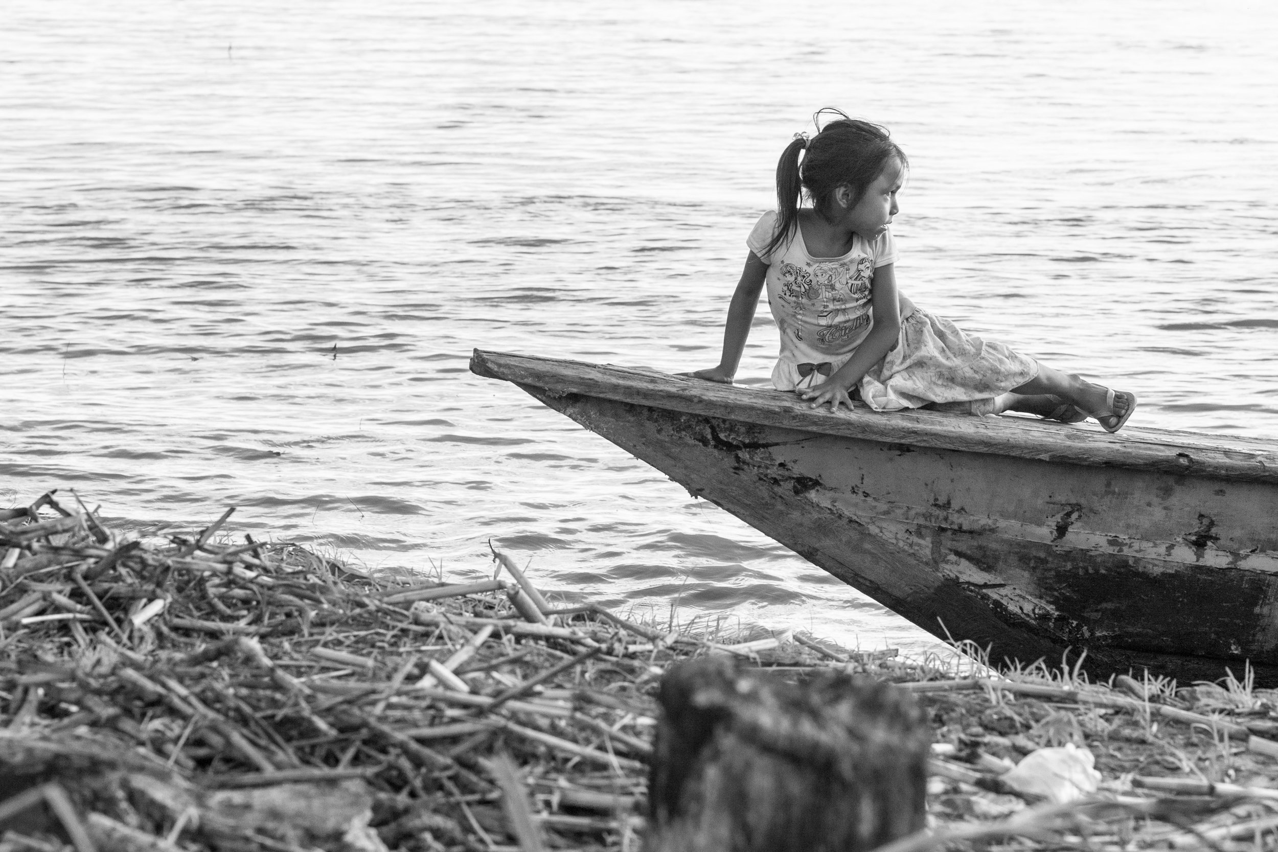 Black and child portrait taken in the Amazon region of Peru.