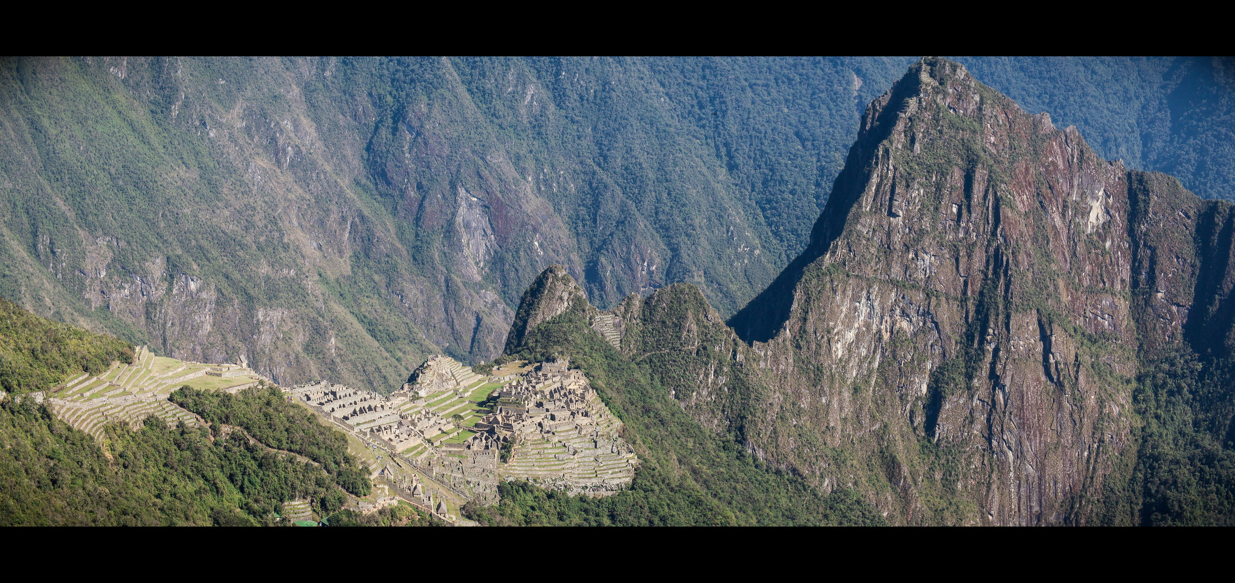 Anamorphic Photography of Machu Picchu by Geraint Rowland
