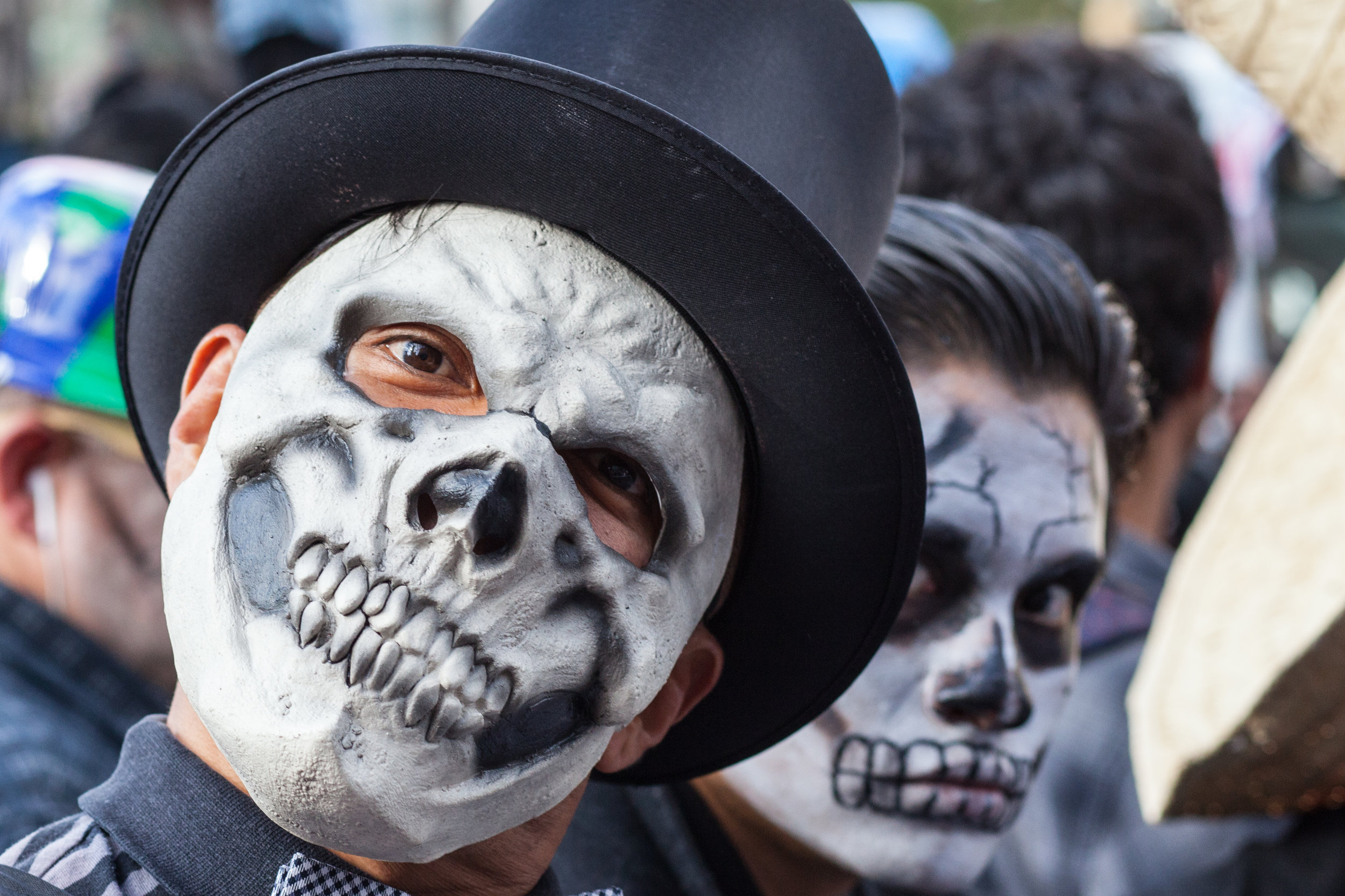 Day of the Dead Parade in Mexico City by Geraint Rowland