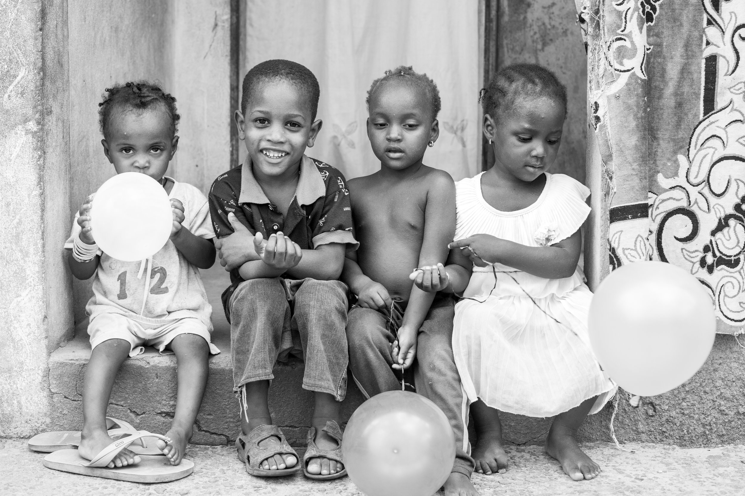 Gambian children in the Capital.