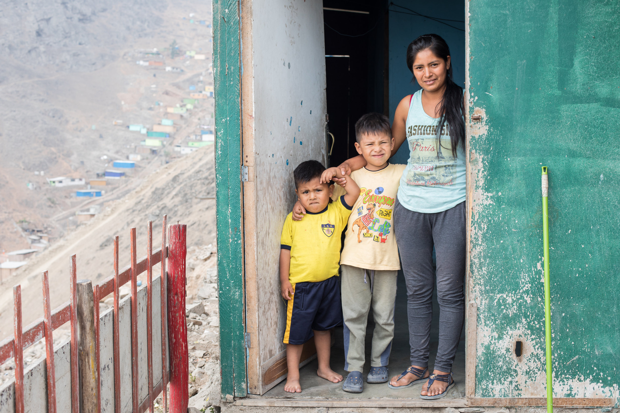 One of the lovely families we met at 'Hijos de Praderas', one of the communities supported by Reciprocity NGO.