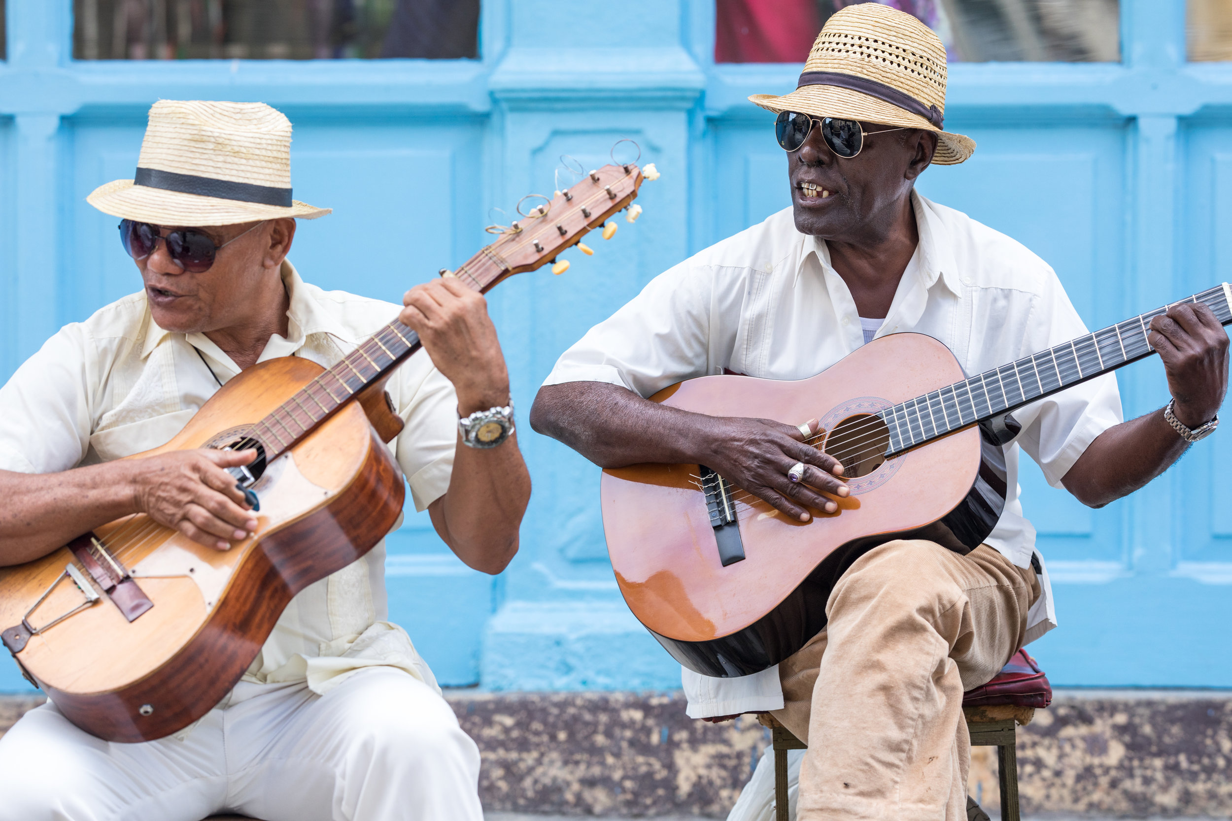 4.  Cuban Street Photography, Musicians in Havana.