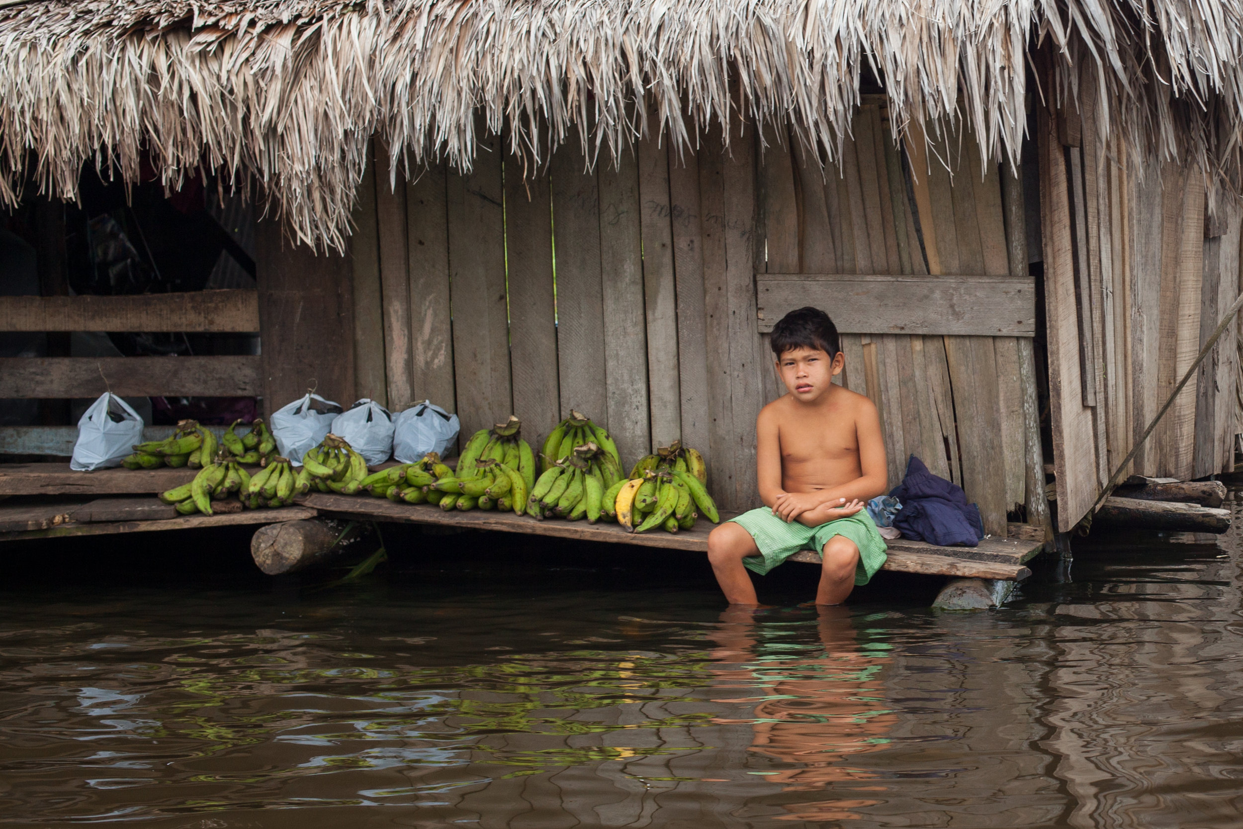 Ffotogallery Platform Instagram Takeover by Geraint Rowland - Banana Seller, Belen Village, Iquitos, Peru.