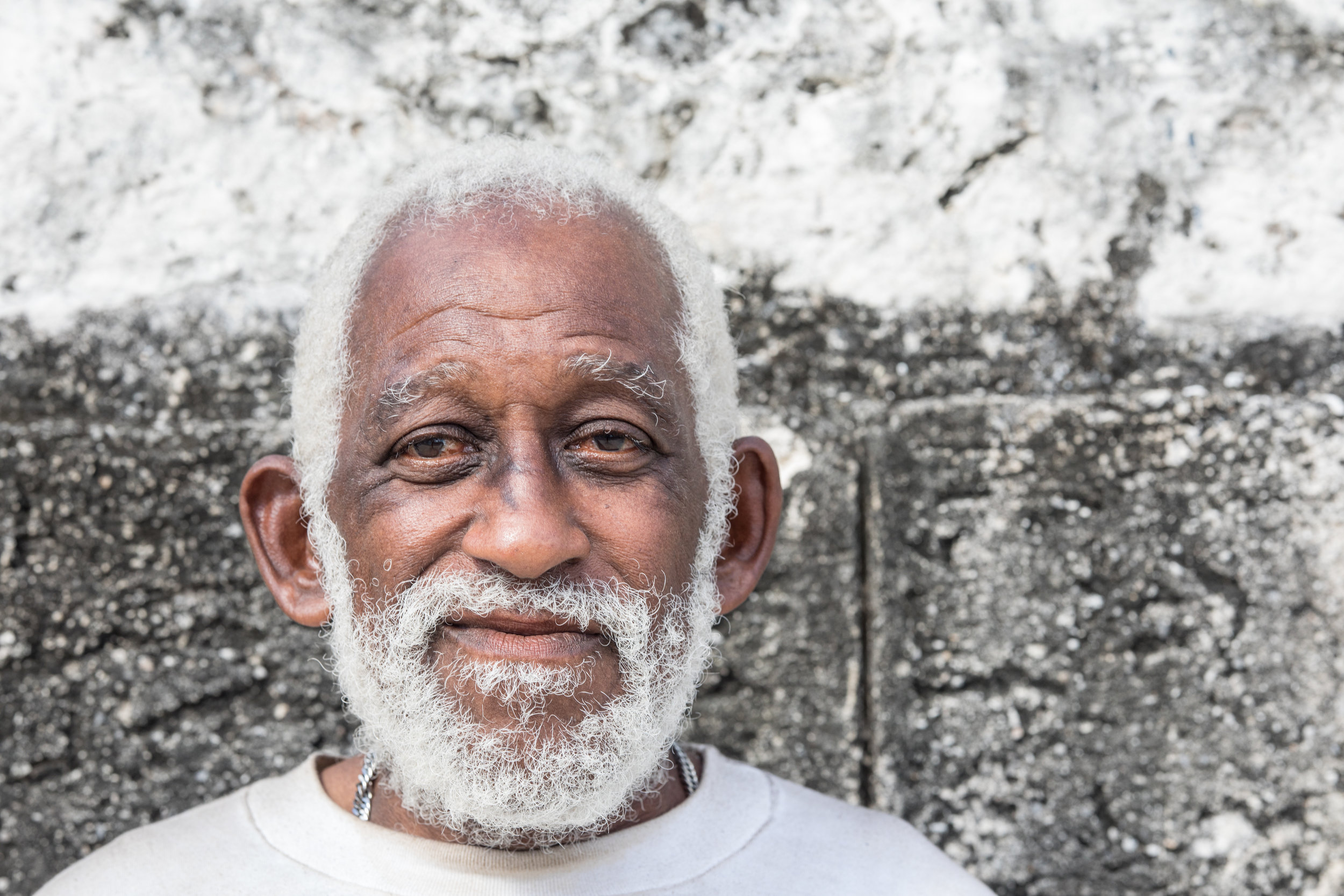 A head shot portrait taken in La Habana, Cuba.