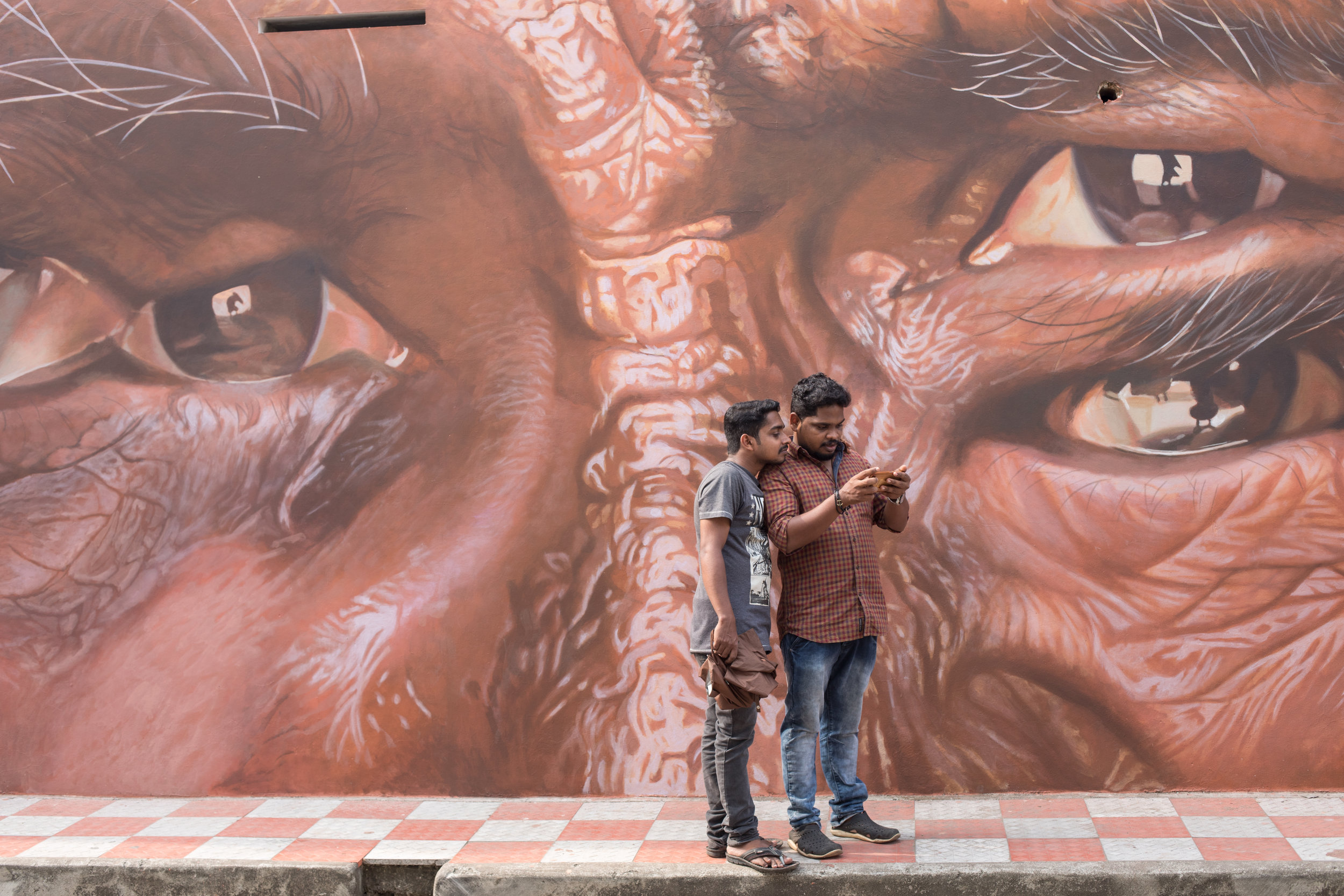 Street Photography and Art at the Kochi-Muziris Biennale 2018.