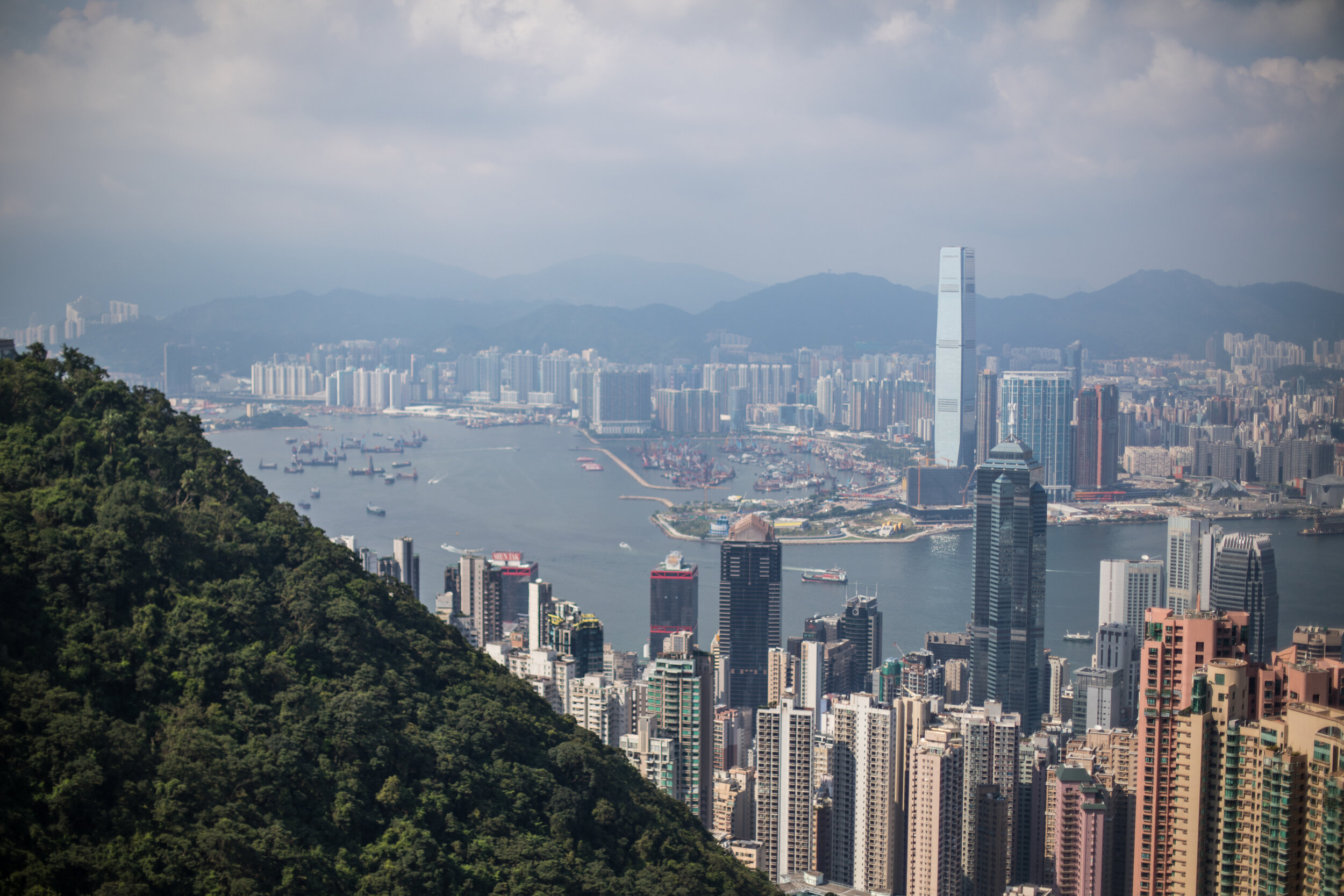 View over Hong Kong by Geraint Rowland
