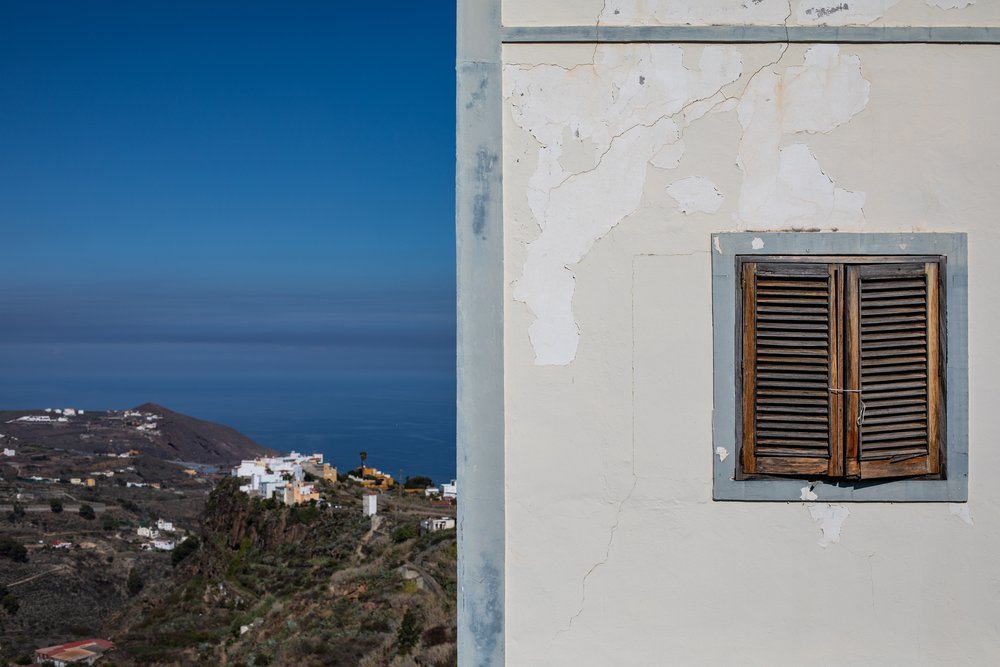 Spanish architecture and rural views in Gran Canaria.
