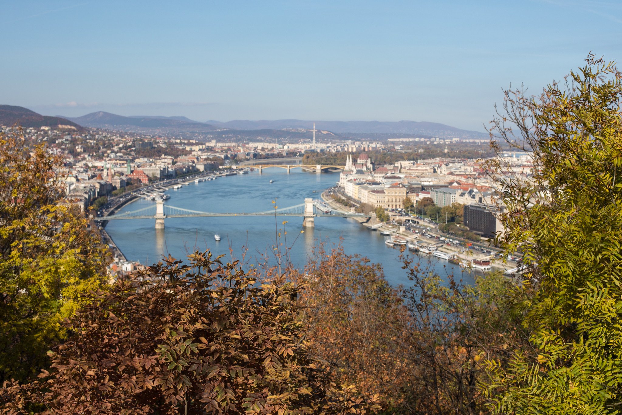 Views across Budapest