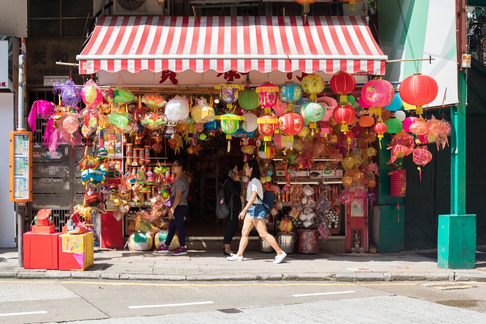Colourful Hong Kong street photography