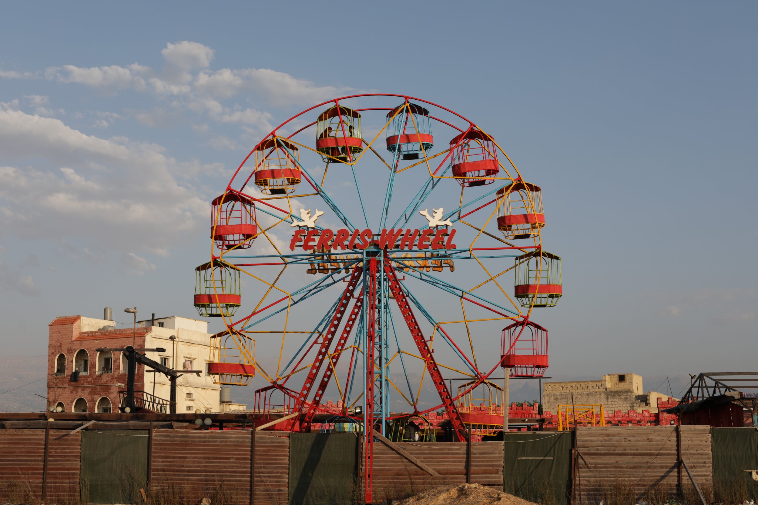 Funfair on the seafront of Tripoli in Lebanon