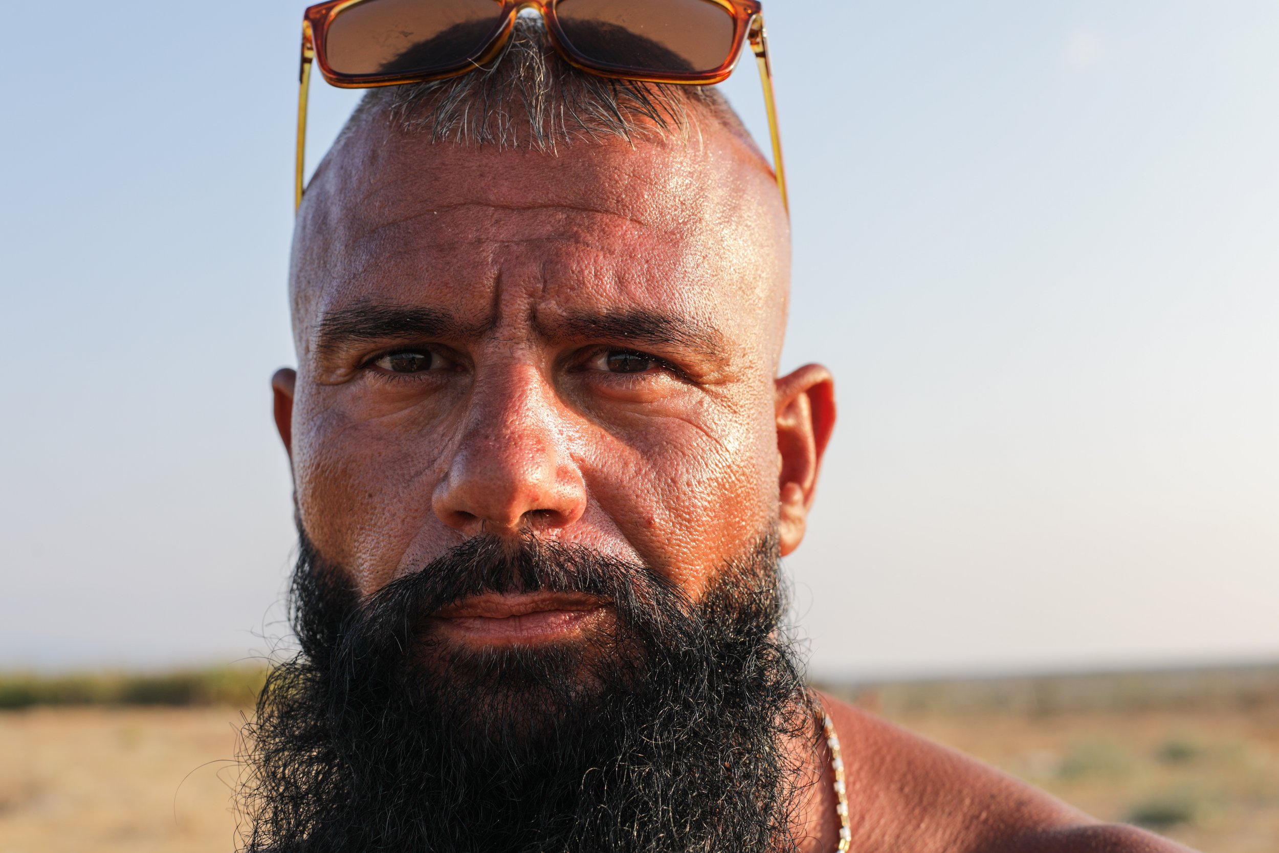 Head shot portrait of a Lebanese Man from Tripoli