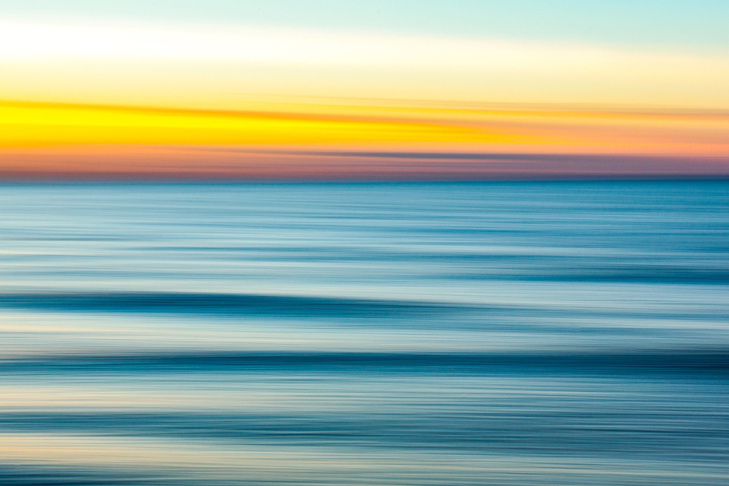 The coastline of England, an abstract seascape image.