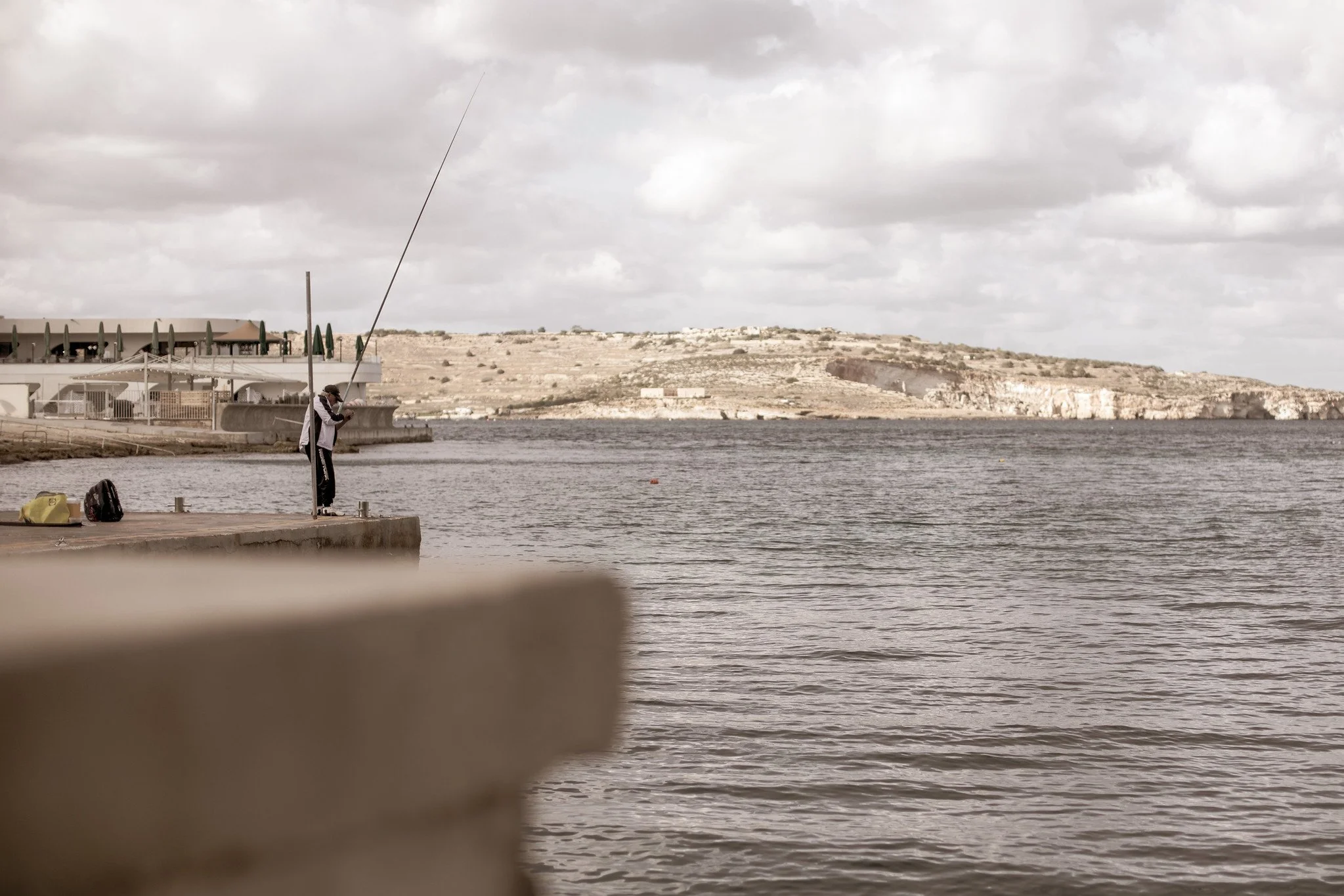 Fisherman, St Paul's Bay, Malta