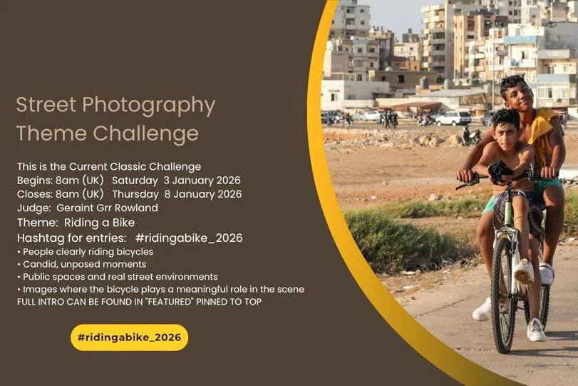 Riding the Street: Judging the #RidingABike_2026 Street Photography Challenge
