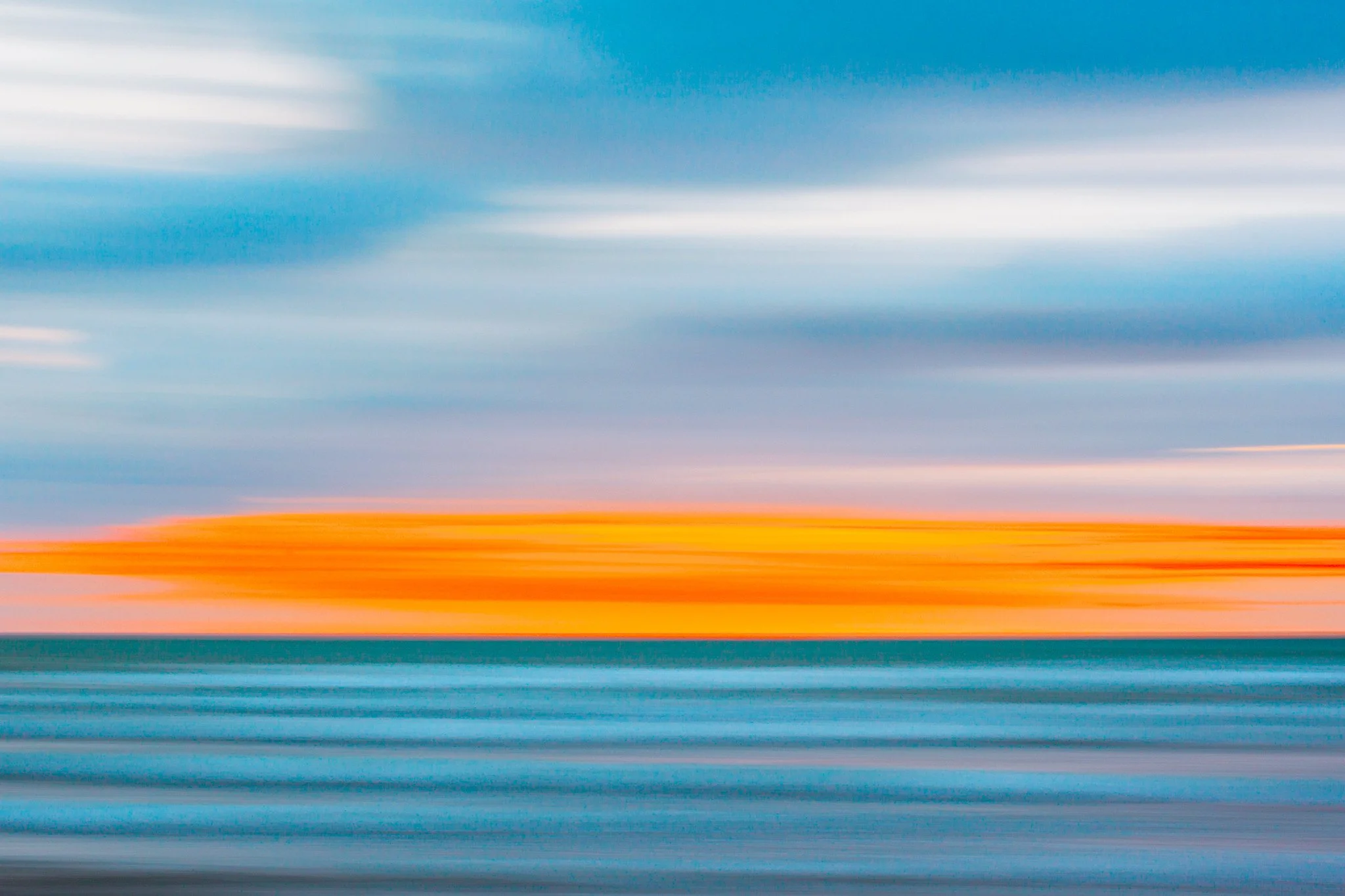 Welshness - Abstract Aberystwyth Seascape Image