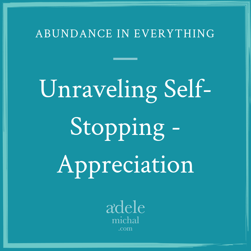 Unraveling Self-Stopping - Appreciation