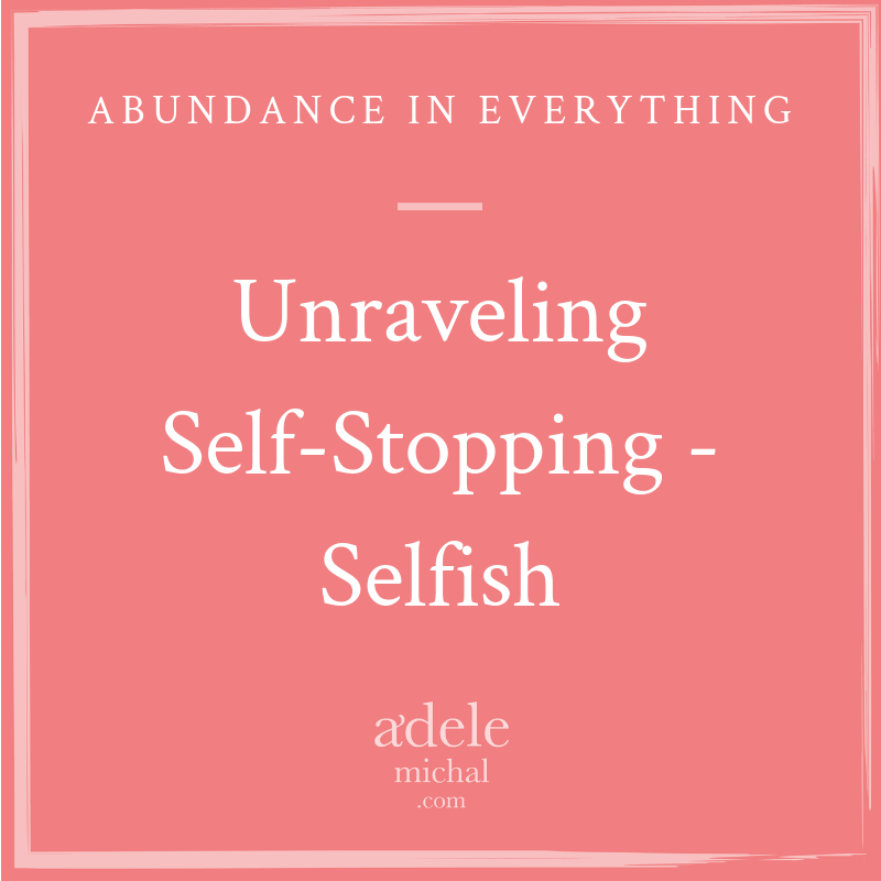 Unraveling Self-Stopping - Selfish
