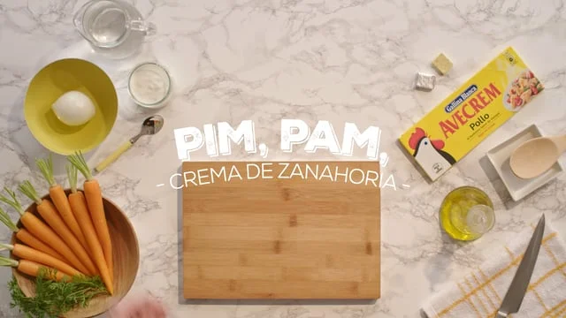 PIM, PAM, ÑAM: AVECREM CREMA DE ZANAHORIAS