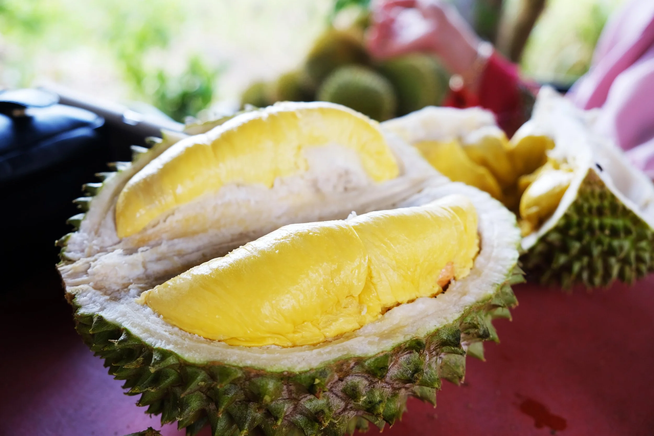 The distinctive smell of durian has often been compared to old socks and rotten rubbish.