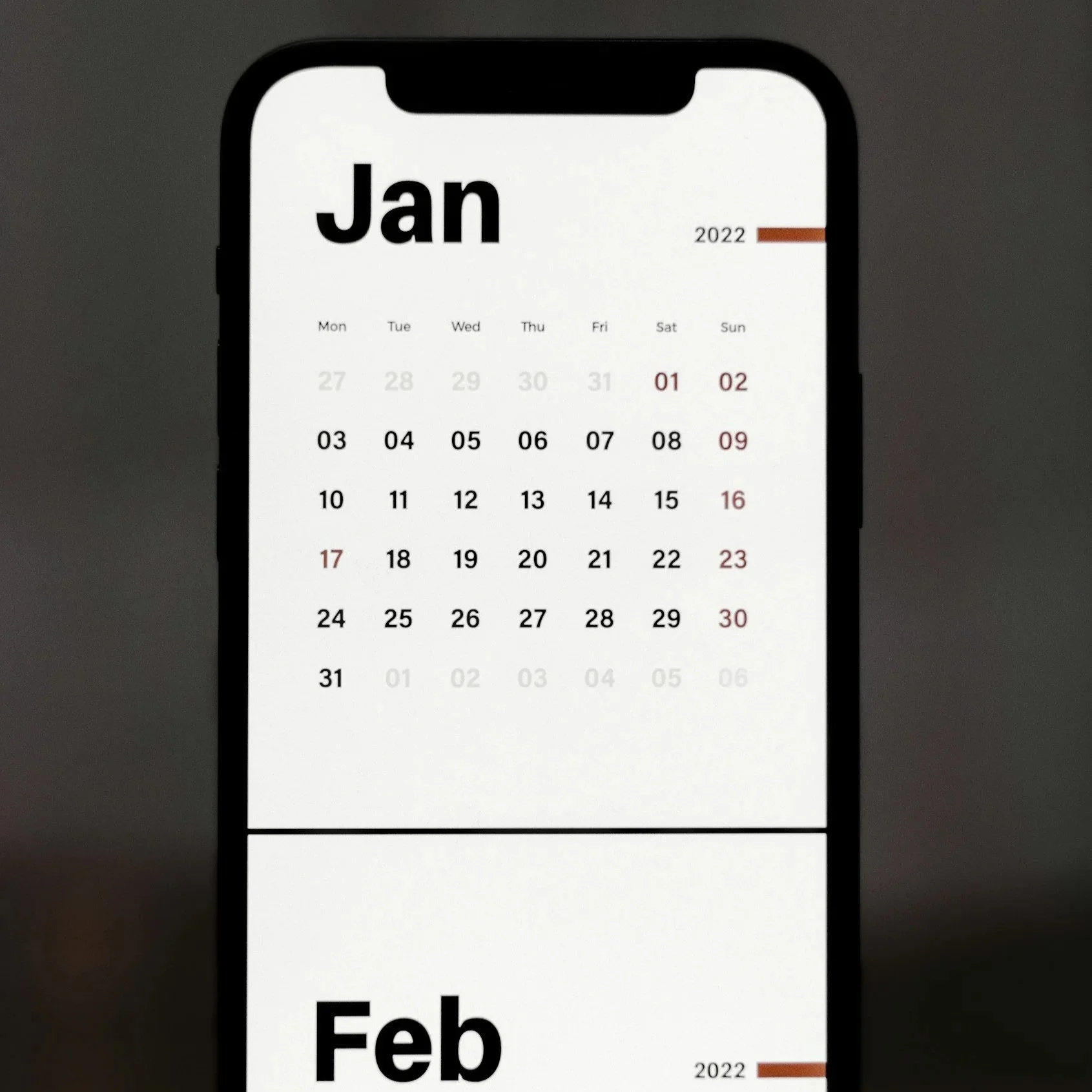 Calendar of Events