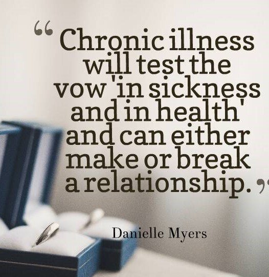 Things you only know if… Your partner has a chronic illness: Rose