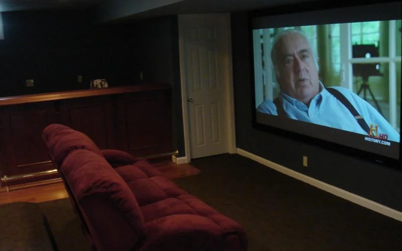 Huge home theater screen installation.jpg