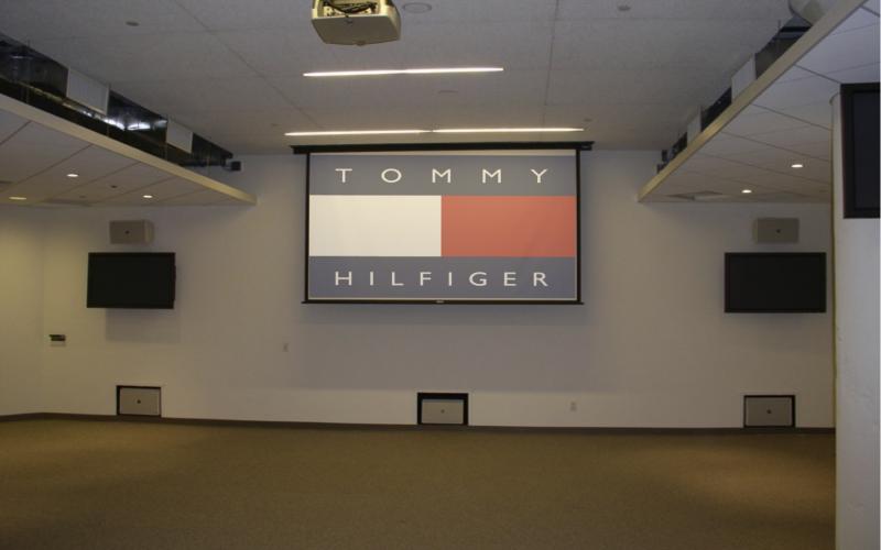 Office overhead projector installation.jpg