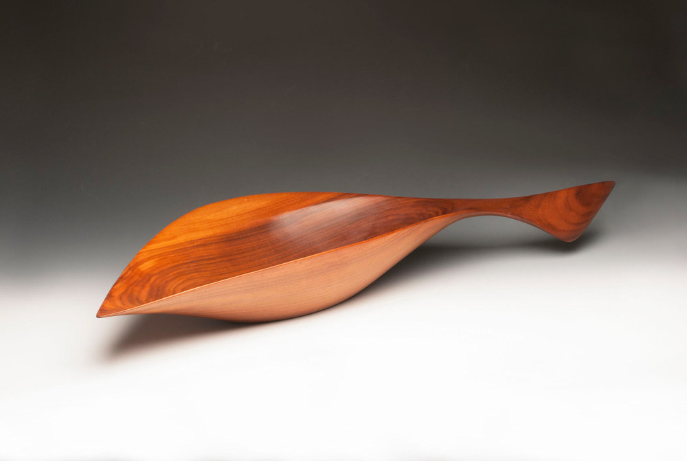 Centerpiece Bowl  | Walnut | 4 x 33 x 12 in. | Collection of the Philadelphia Museum of Art. Gift from the Estate of Robert and Rowena MacPhail