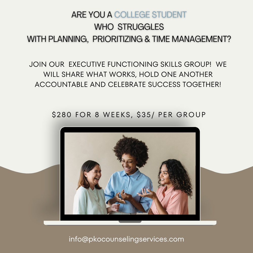 Executive Function Coaching Pittsburgh - PKO Counseling Executive Function Coaching Pittsburgh - PKO Counseling