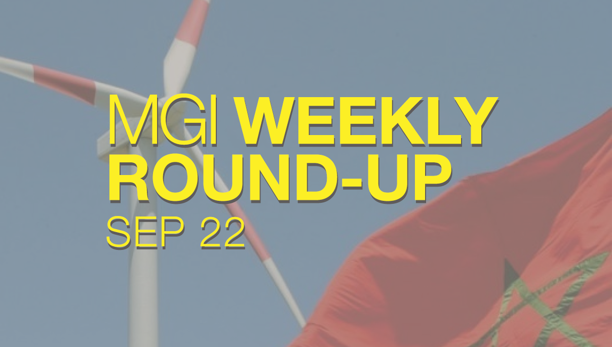 MGI Weekly round-up | 22 September 2017