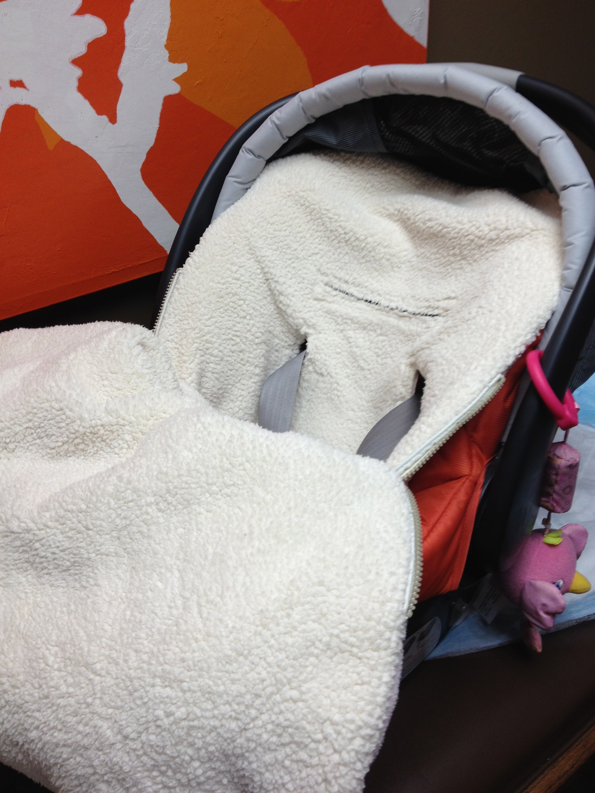 Bundle your kids up for winter, but not in their car seats
