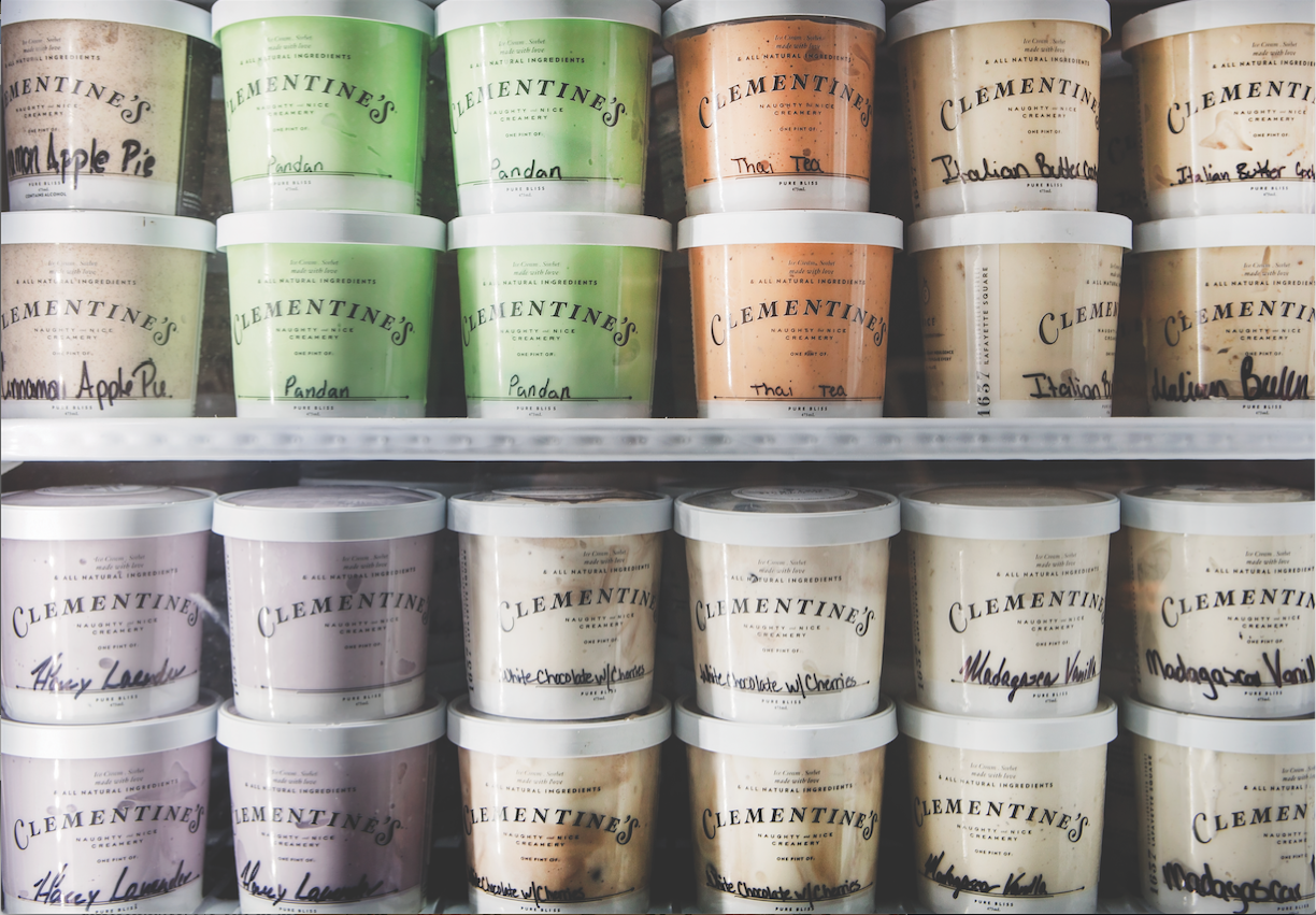 Naughty and nice selections at Clementine's.
