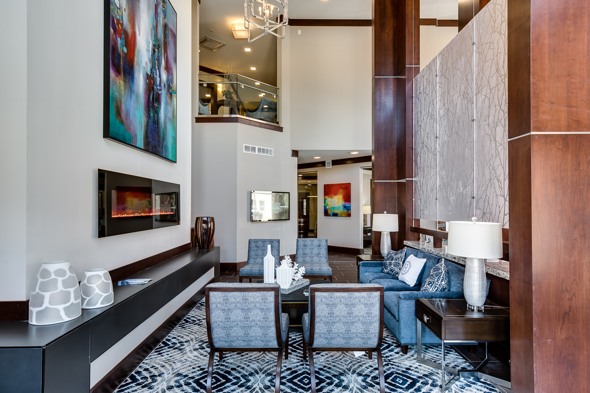 The lobby at The Barton 
