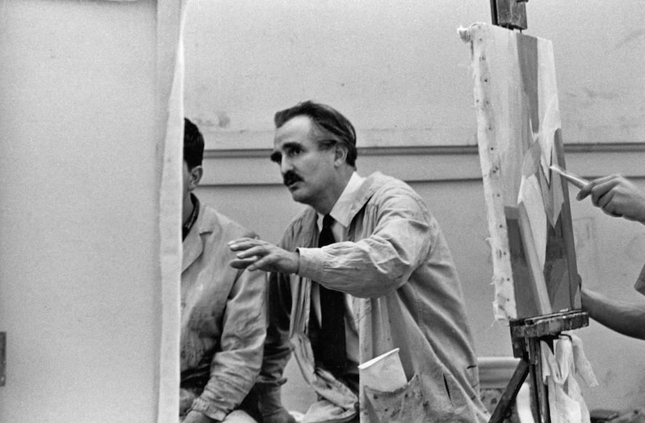 Arthur Osver teaching at Washington University, 1962.