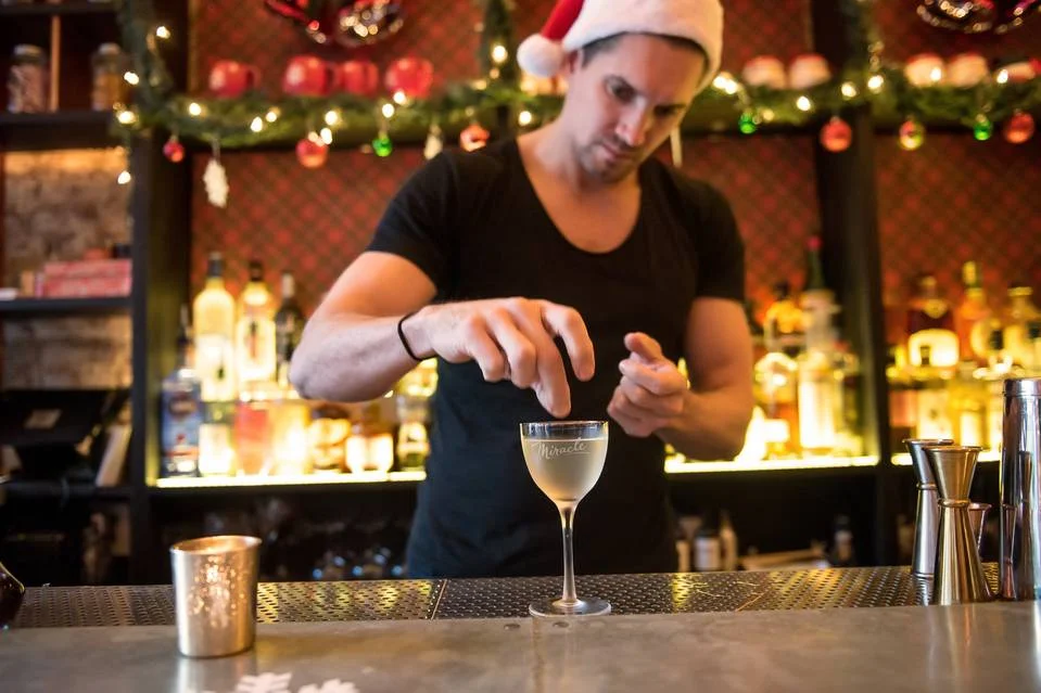 Nico de Soto, co-owner of Mace, which is dubbed Miracle on Ninth Street during the holiday season. PHOTO: GABI PORTER