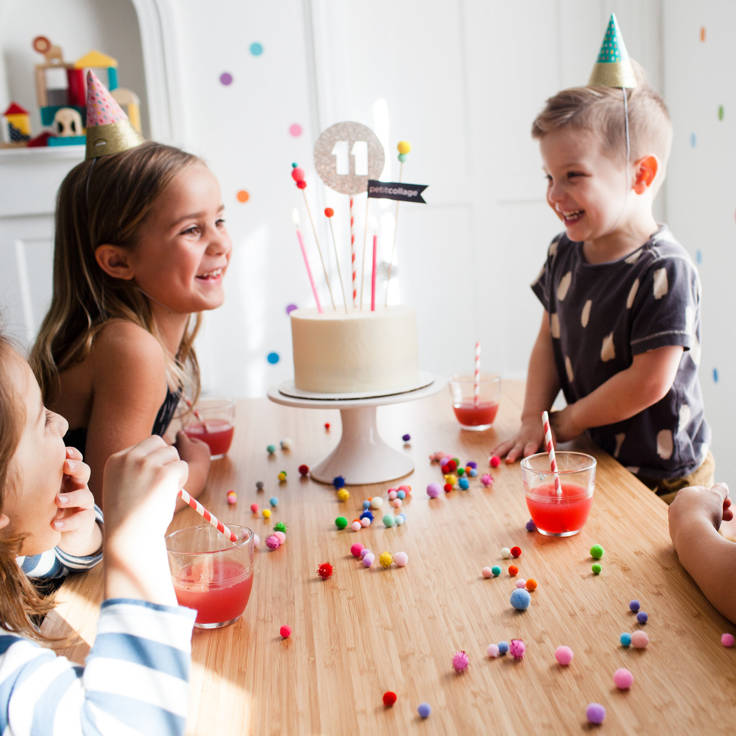 Photo styling for Petit Collage birthday campaign. Photo by Becca Spears.