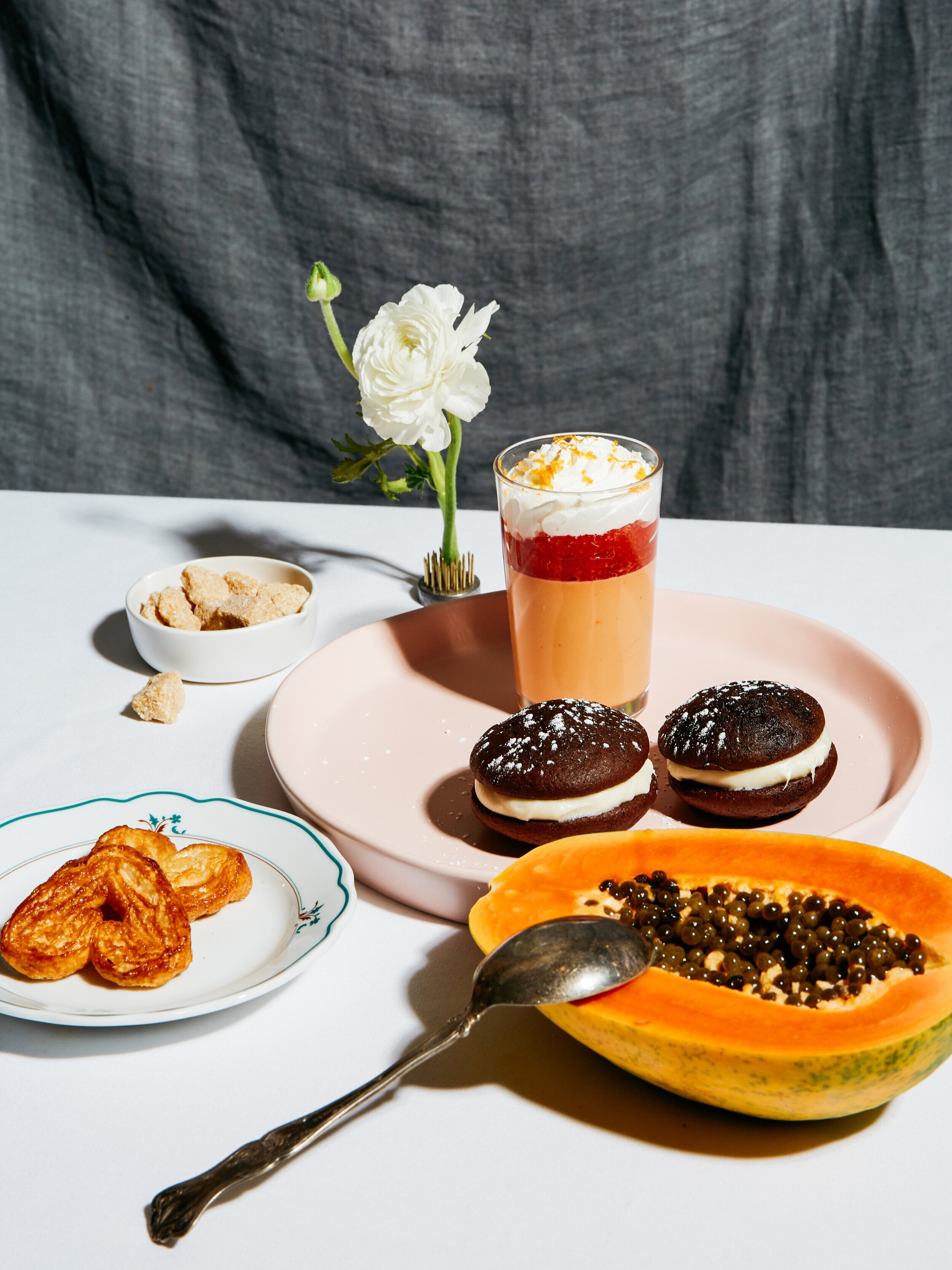 Art direction and photo styling for Verbena restaurant. Photo by Jessica Cain .
