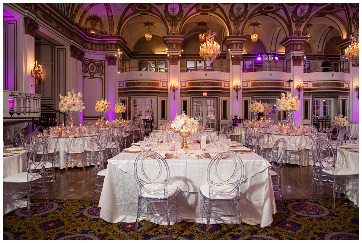 Fairmont Copley Plaza wedding ballroom
