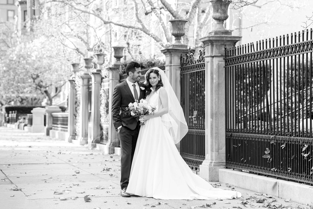 couple's first look in comm ave boston