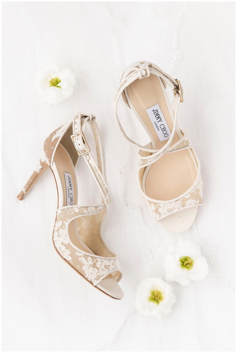 cream lace wedding heels