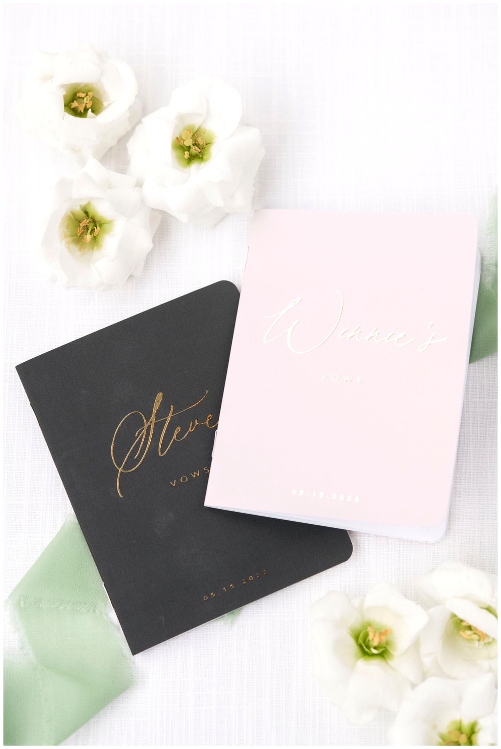 black and pink vow books