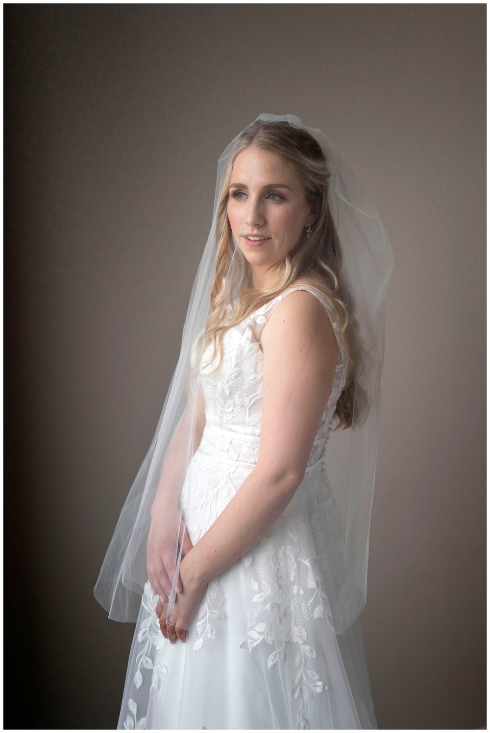 bridal portrait by New England wedding photographer