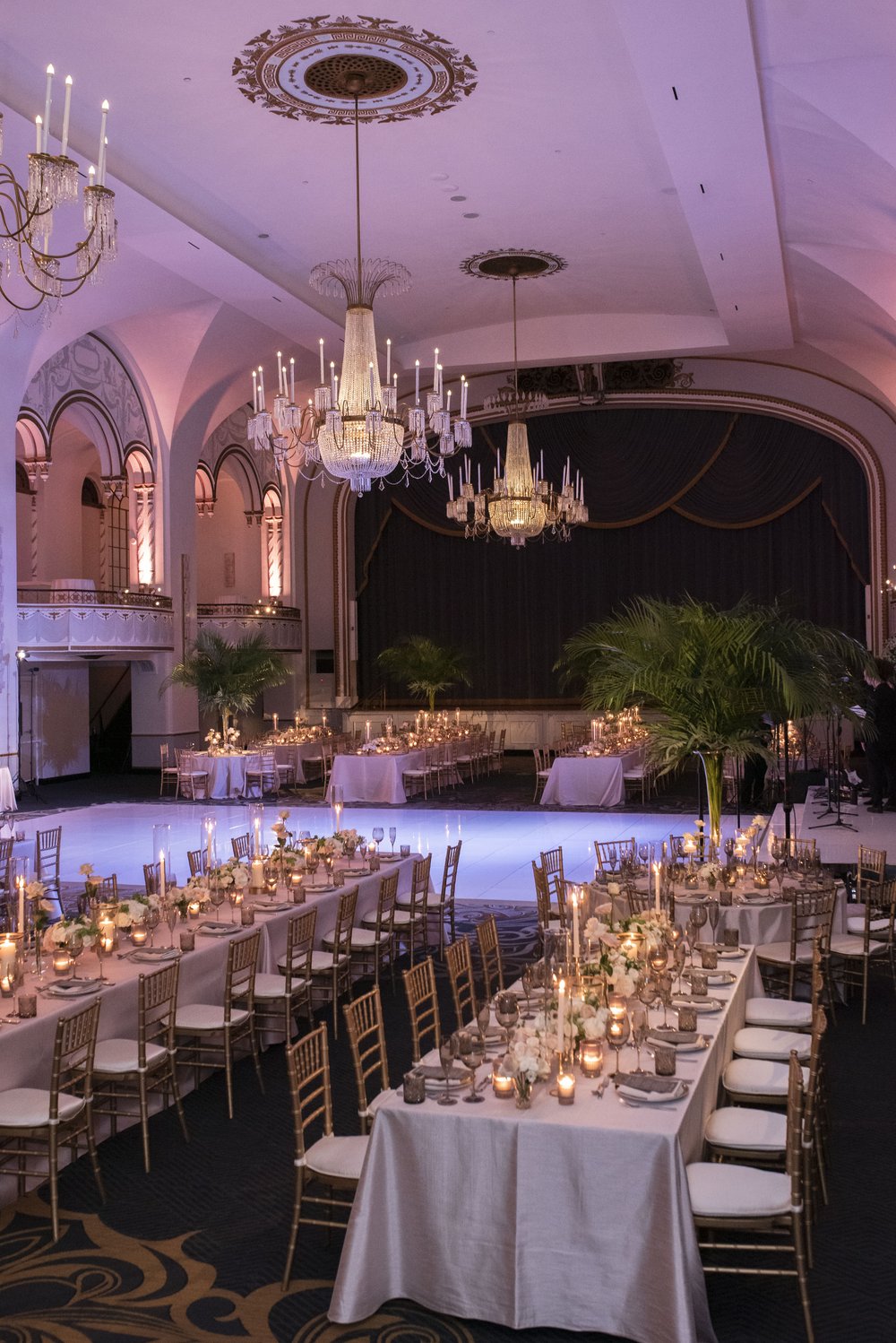 Boston ballroom wedding reception photos