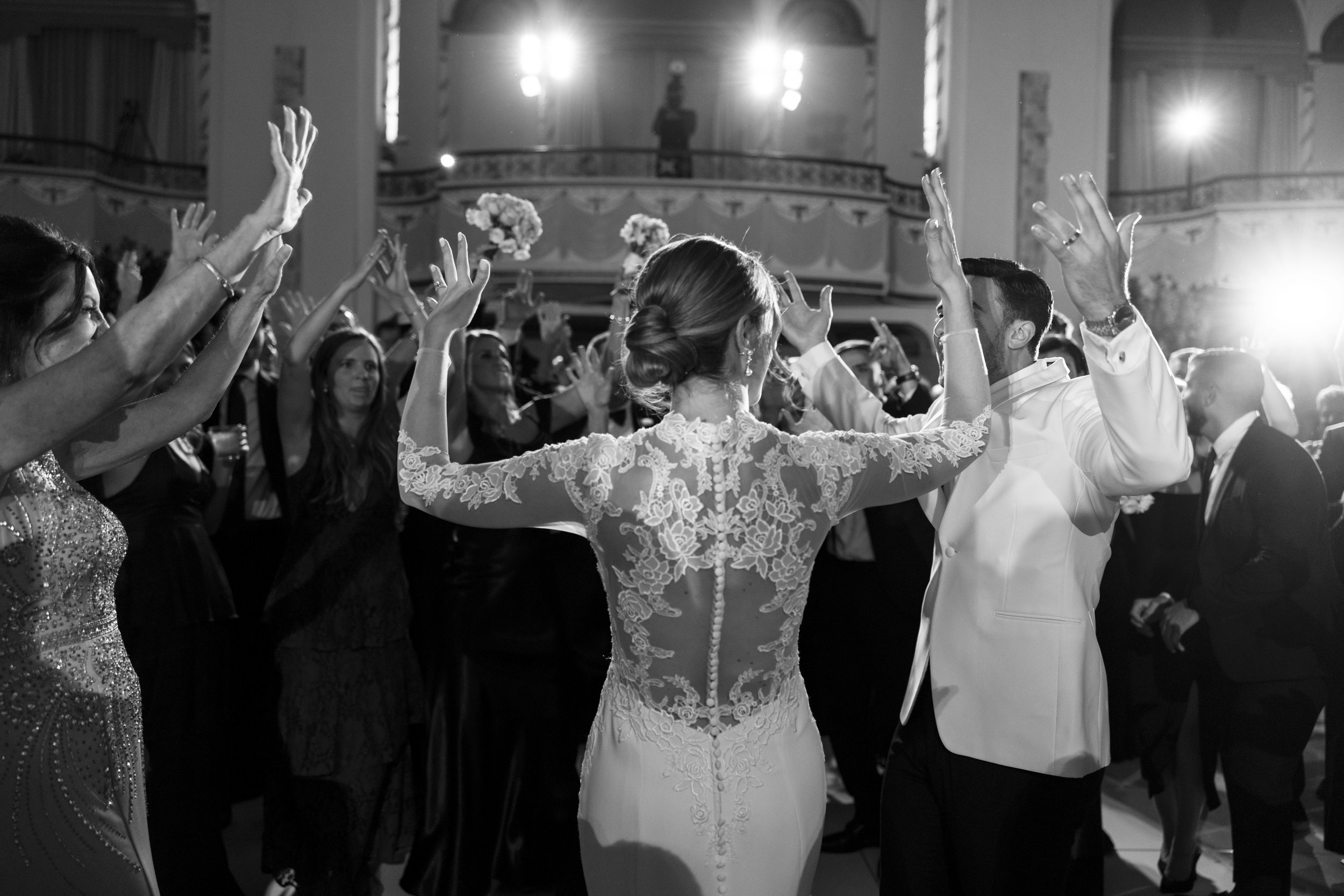 dance party at ballroom in Boston