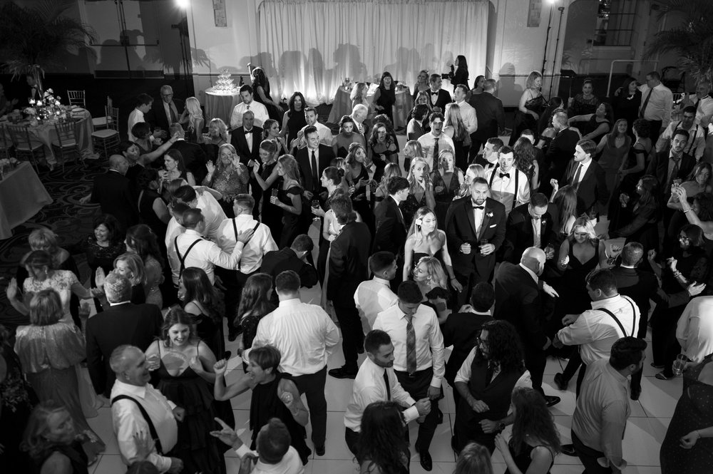 dance party during park plaza boston wedding day