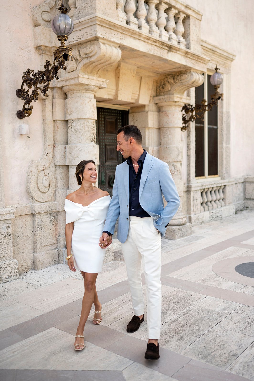  vizcaya gardens engagement photos 