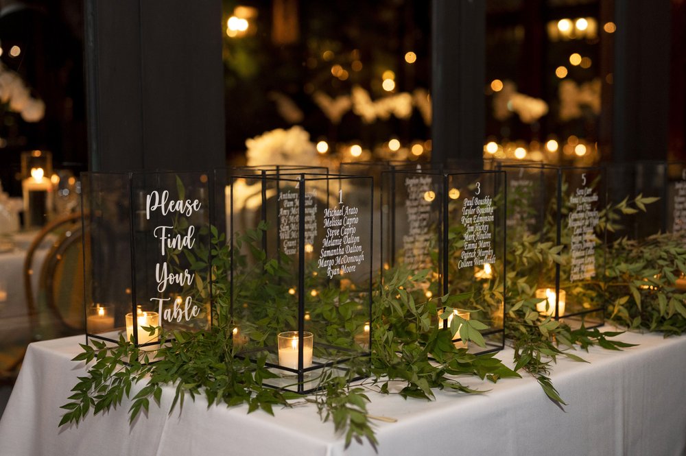 An Elegant Wedding Reception at The River Cafe
