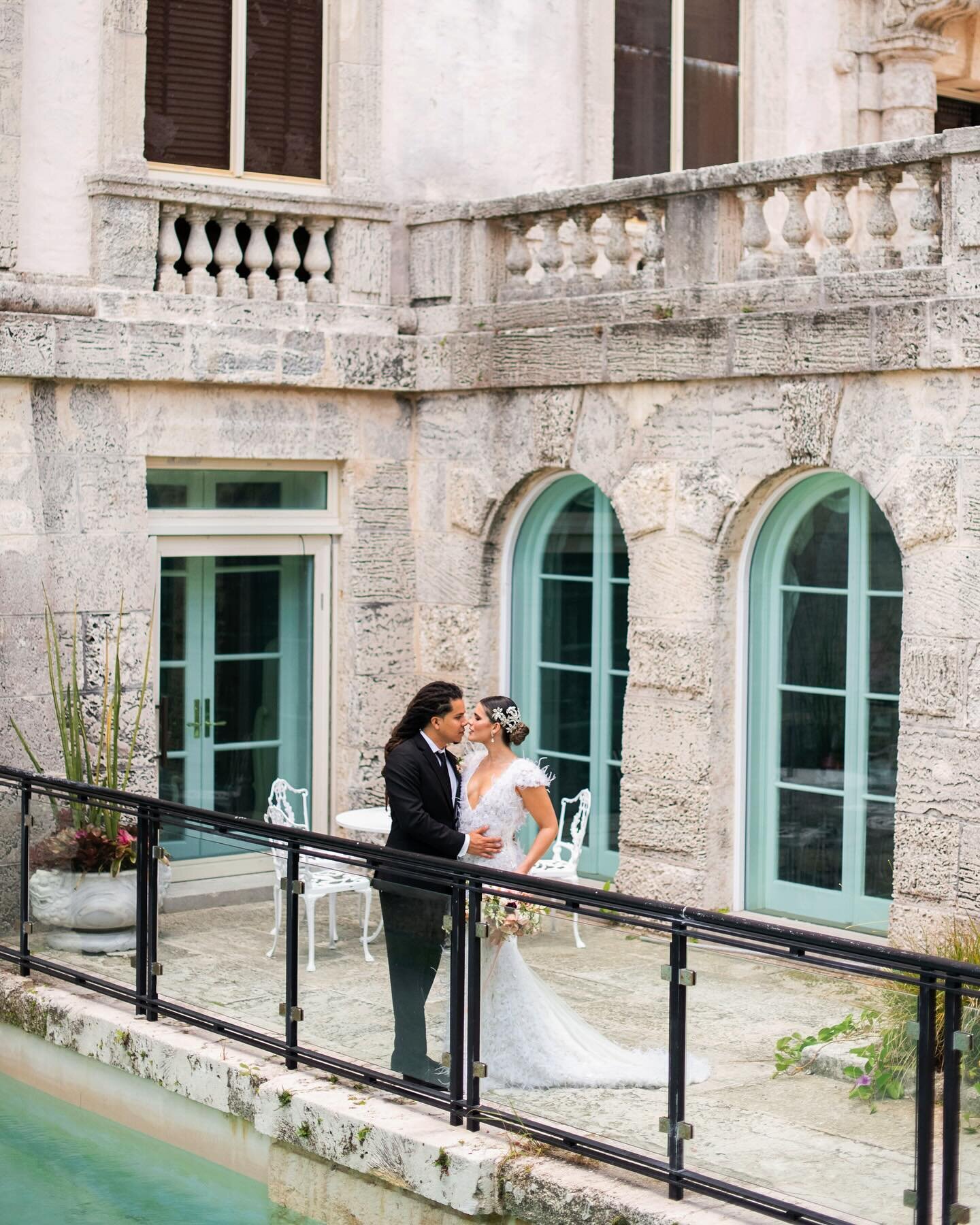 These two lovebirds might look like models but Sabrina and Li are as a real couple as their true love. 

Sabrina and Li's wedding at the iconic Vizcaya Museum might look like something out of a dream, but their love story is anything but staged! Thes