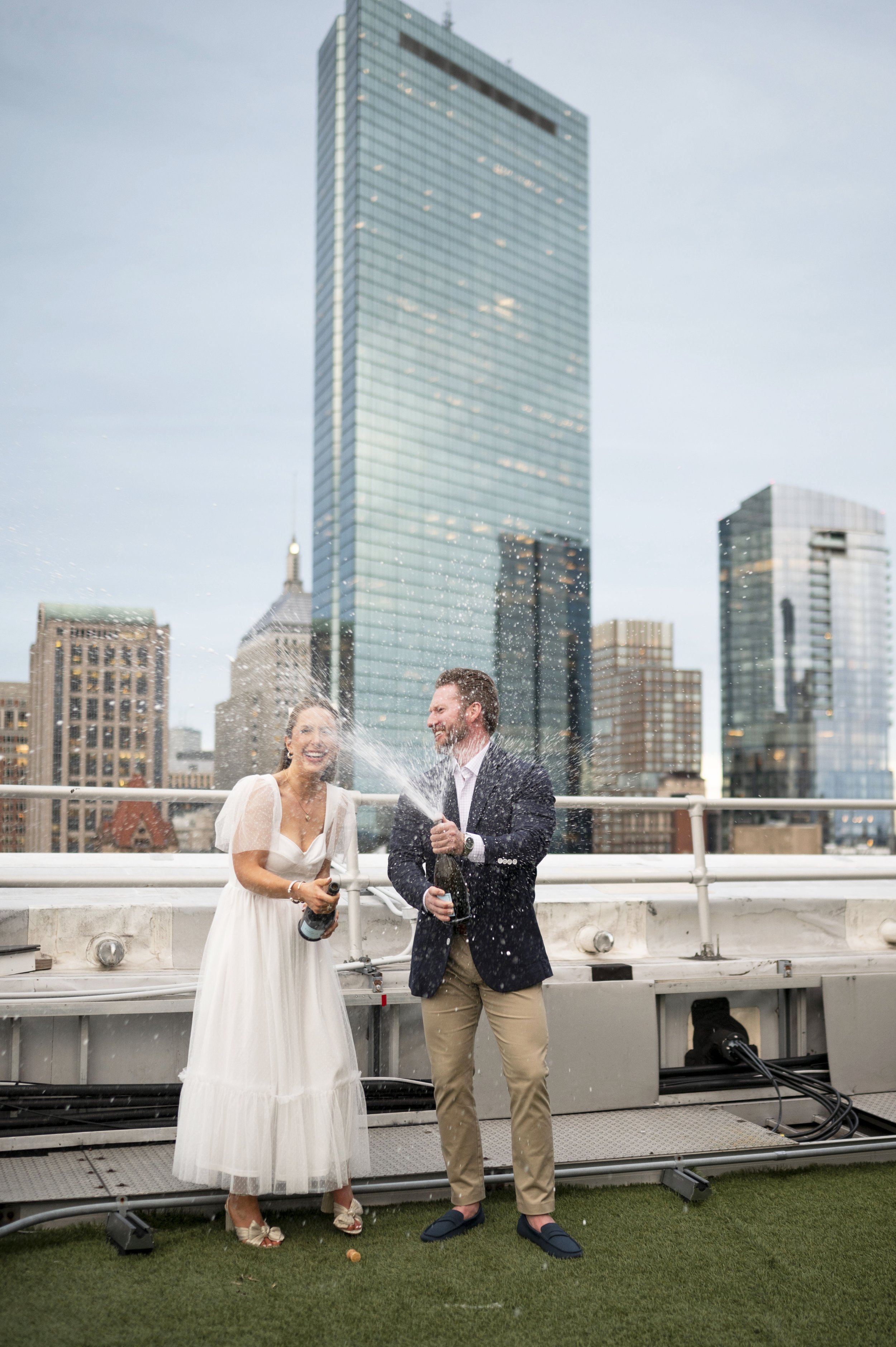 Rooftop Engagement Photos