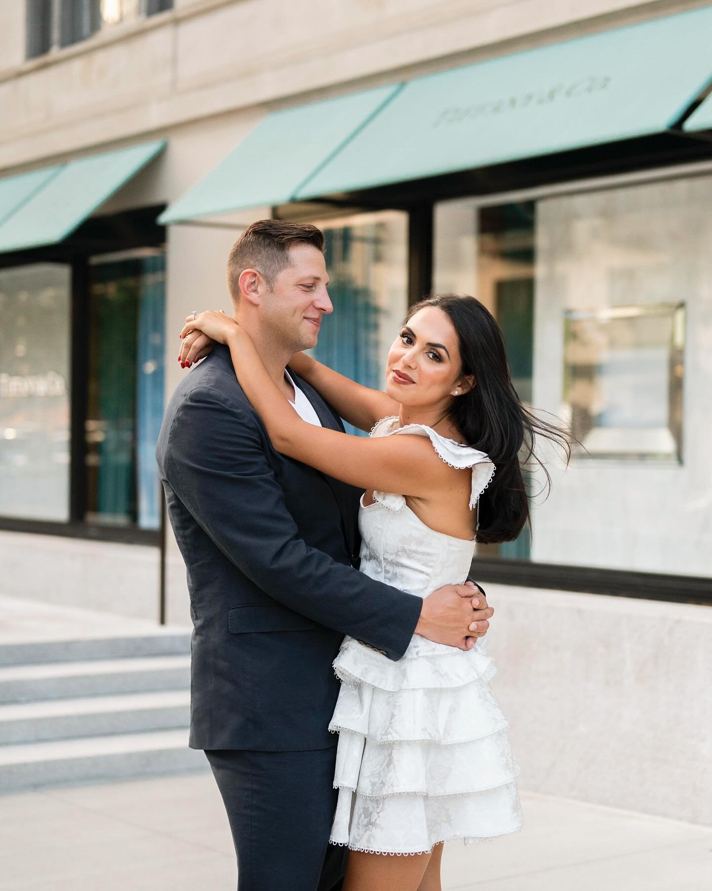 Move over, diamonds &ndash; Boston's newest gem has some serious competition! 

Aspen's radiant smile outshines everything around her, especially when it's paired with Michael's dapper look.  These two are the epitome of stylish elegance, and their p